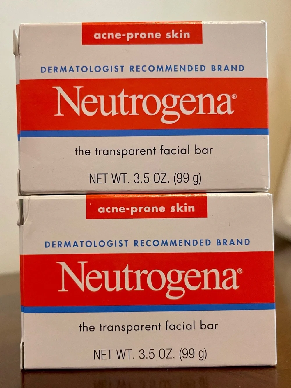 Neutrogena White & Red Pack - Transparent Facial Bar Duo